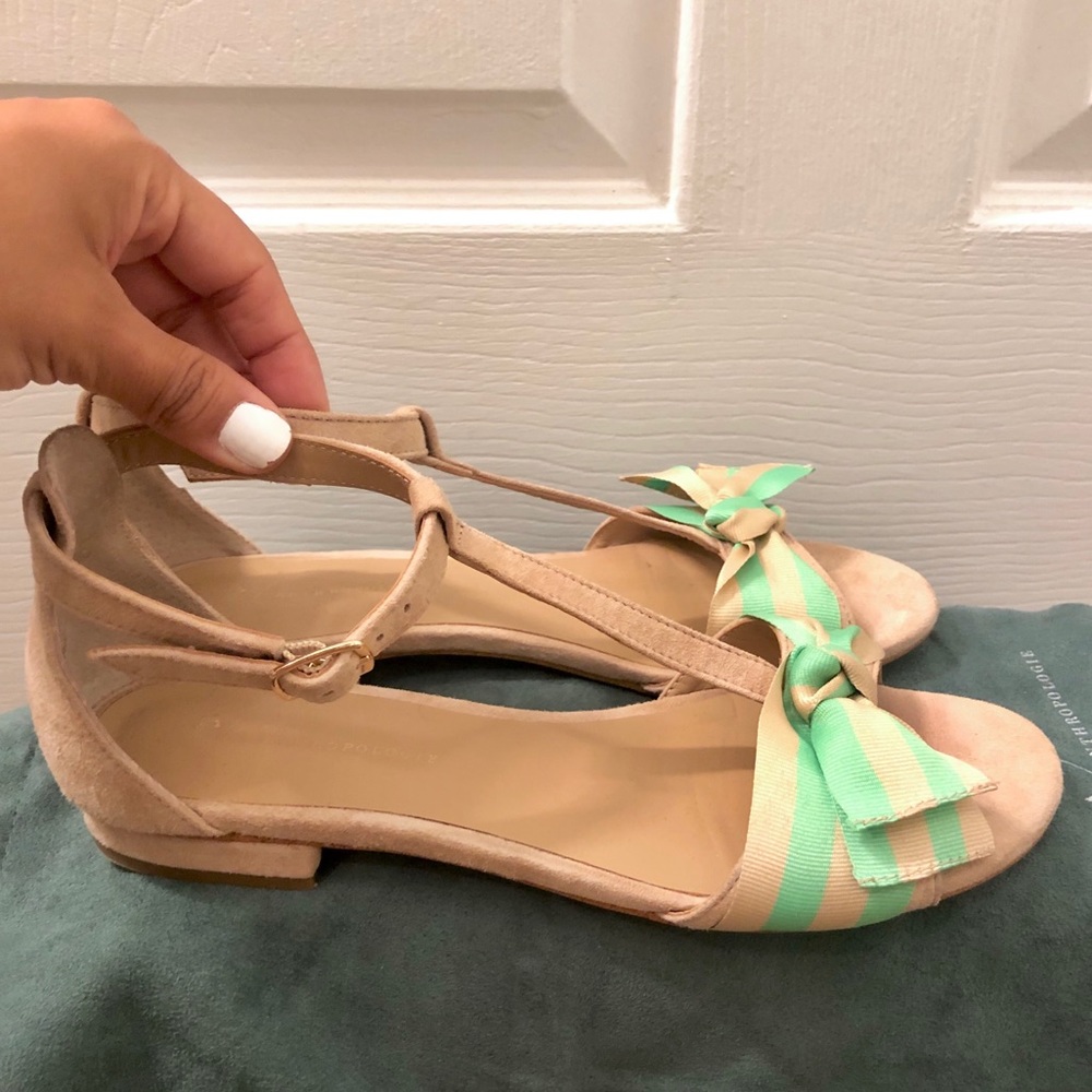 Anthropologie T-strap Sandals